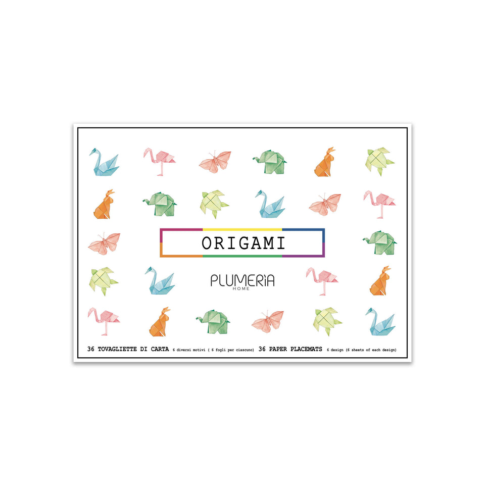 Tovagliette di carta Origami