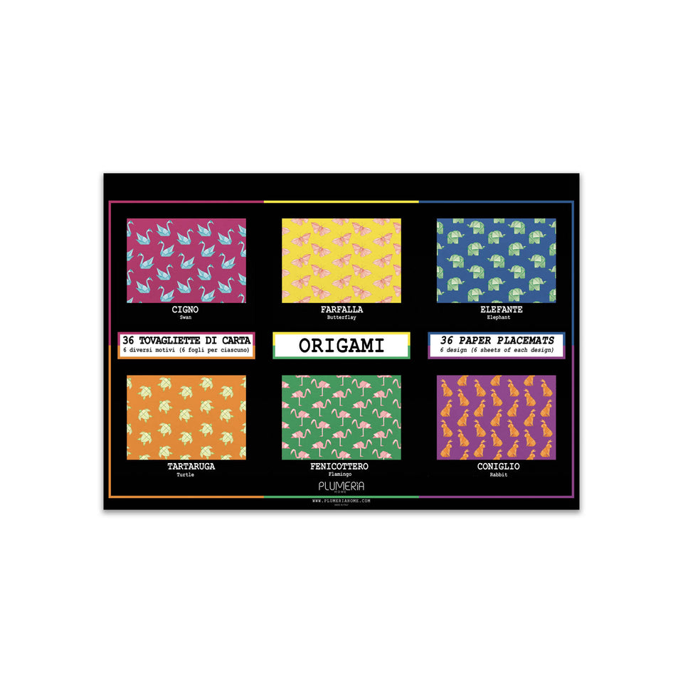 Tovagliette di carta Origami