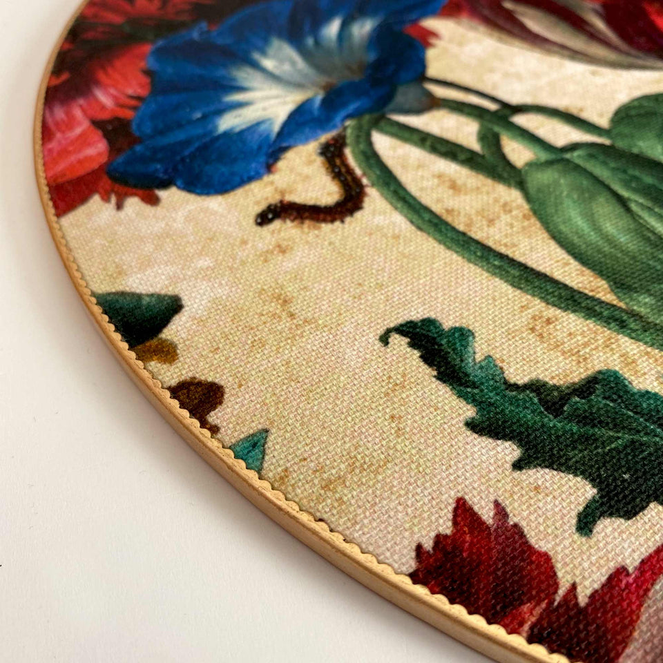 Sottopiatto fiori fiamminghi