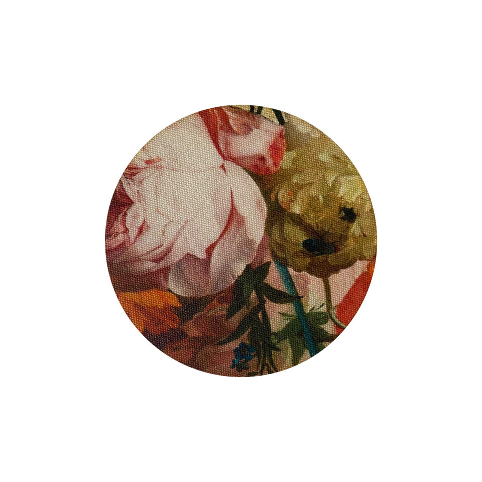 Flemish flowers bottle coaster