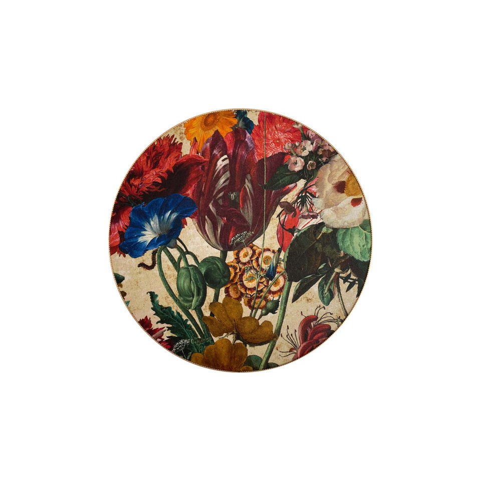 Sottopiatto fiori fiamminghi